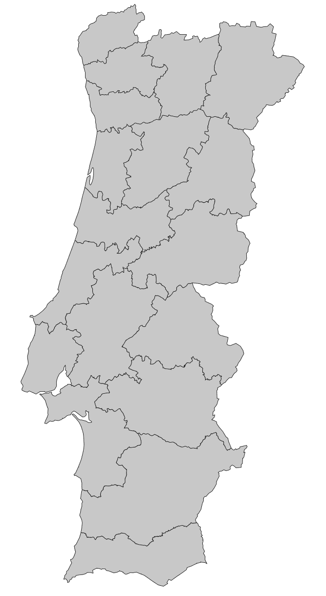 Mapa de Portugal